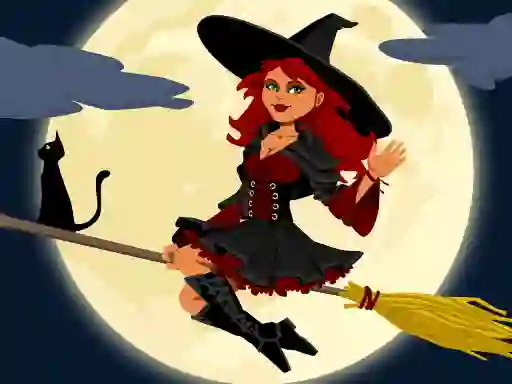 Midnight Witches Jigsaw — free online game