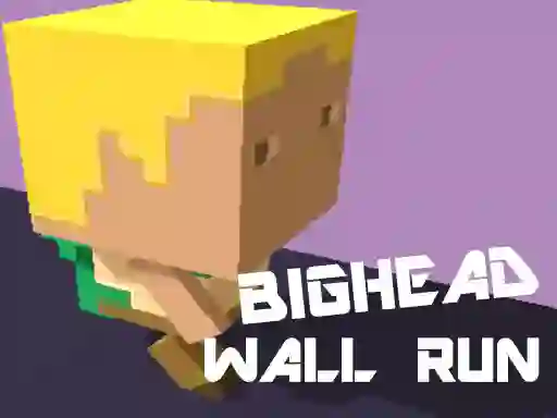 Big Head Wall Run — free online game