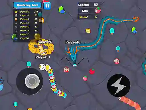 Greedy Snake Multiplayer Duel — free online game