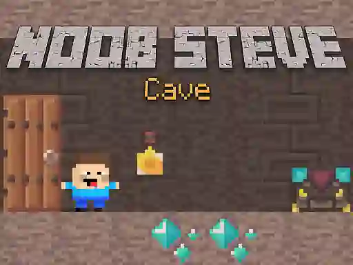 Noob Steve Cave — free online game