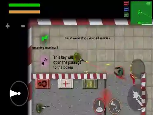 Zombie War 2D — free online game