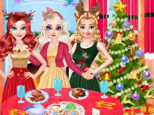 Princess Perfect Christmas Party Prep — free online game