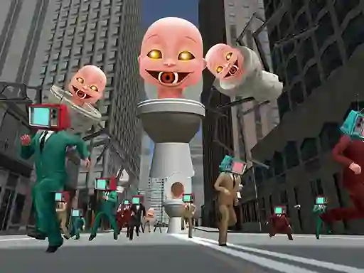 Skibidi Monster Toilet — free online game