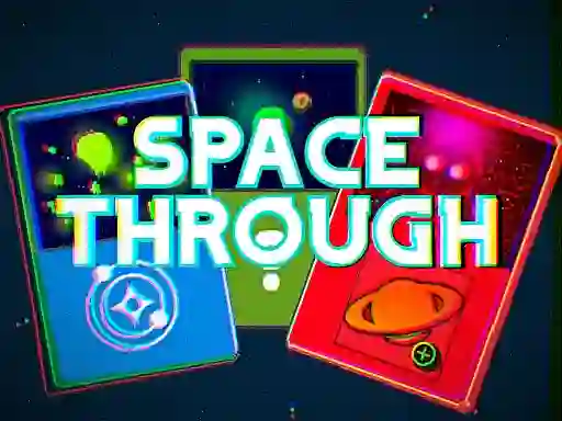 Space Through - Card Clicker — free online game