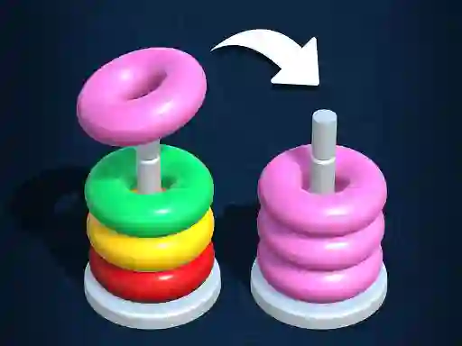 Juego Color Hoop Stack en línea