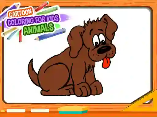 Cartoon Coloring Book for Kids Animals — free online game