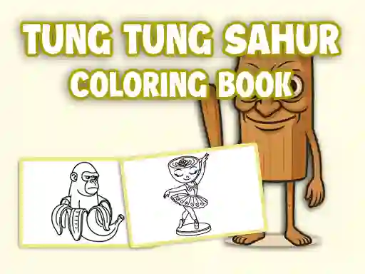 Tung Tung Sahur Coloring Book เกมออนไลน์