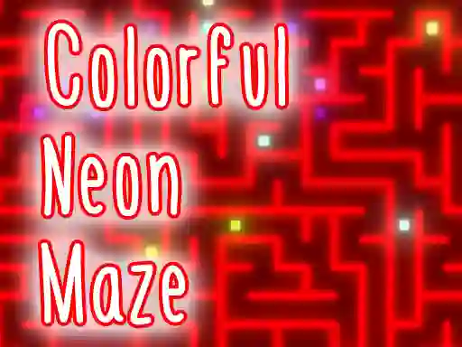 Colorful Neon Maze — free online game