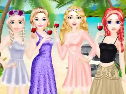 School Graduation Beach Party — free online game