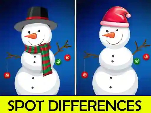 Christmas Spot differences — free online game