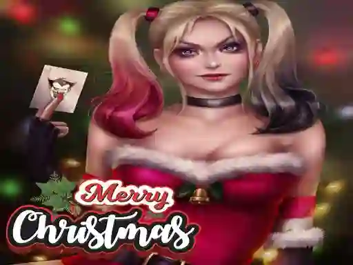 Logħba Harley Quinn Christmas Sweater Dress Up onlajn