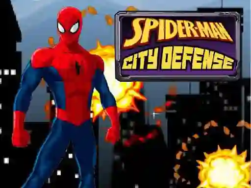 Spiderman City Defense — free online game