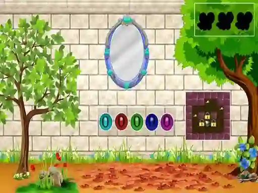 White Brick Backyard Escape — free online game