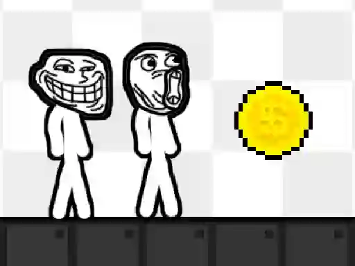 Troll Stick Face Escape — free online game