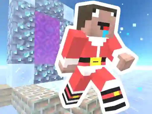 Noob Steve Christmas — free online game
