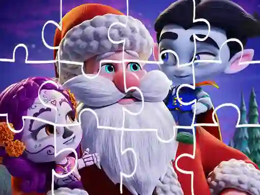 Super Monsters Christmas Jigsaw — free online game