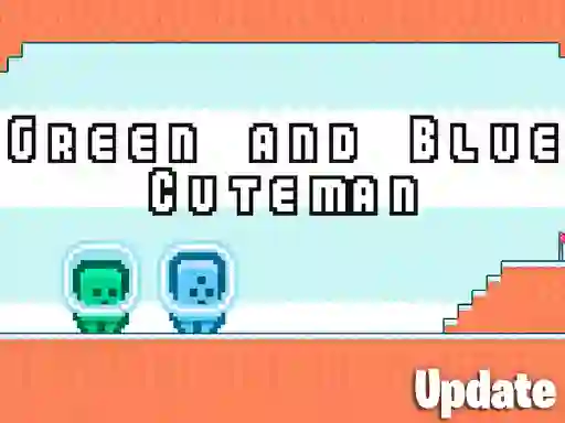 Green and Blue Cuteman — free online game