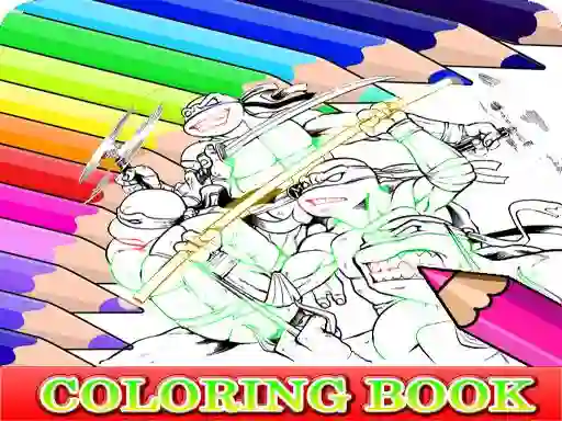 Coloring Book for Ninja Turtle — free online game