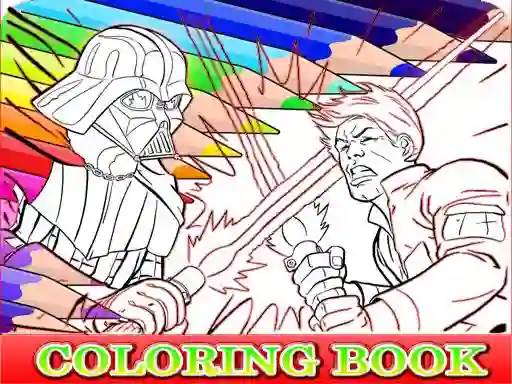 Coloring Book for Darth Vader — free online game