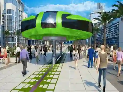 Gyroscopic Elevated Bus Simulator Public Transport — free online game