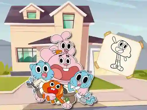 World Of Gumball Coloring Game — free online game