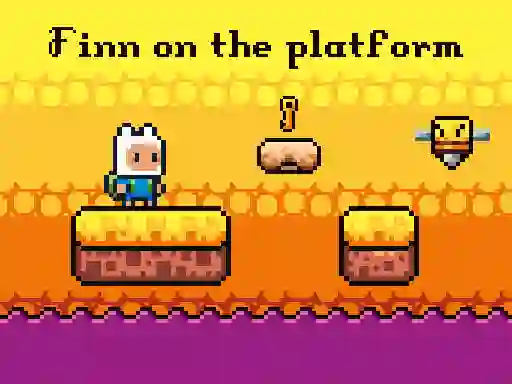 Finn on the platform — free online game