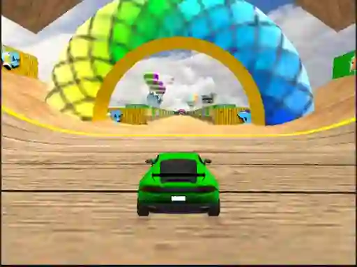 Extreme Crazy Car Stunt Race Mega Ramps — free online game