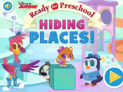 Ready for Preschool Hiding Places — free online game