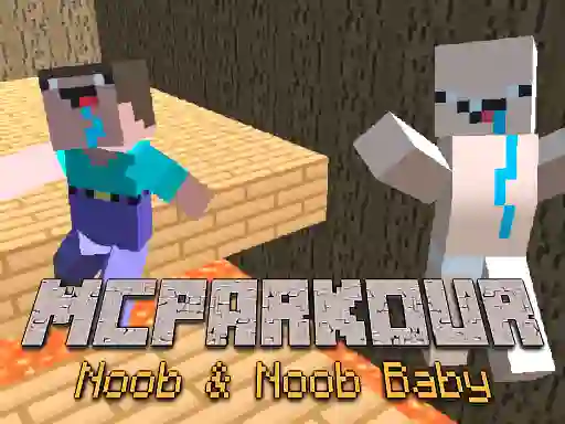 MCParkour Noob & Noob Baby — free online game