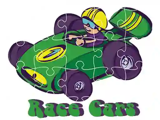Race Cars Jigsaw — free online game