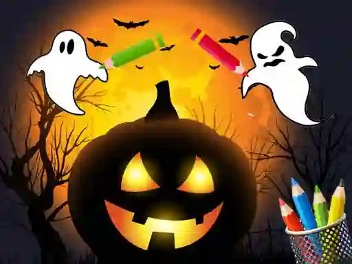 Scary Party Coloring — free online game