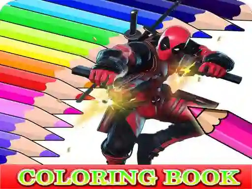 Coloring Book for Deadpool — free online game