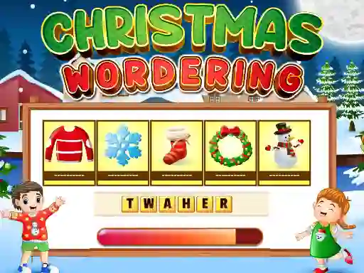 Xmas wordering — free online game