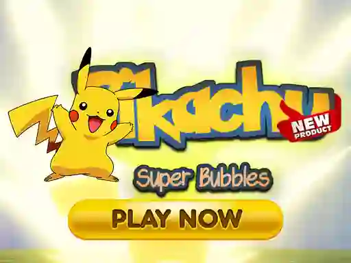 Pikachu Super Bubbles — free online game