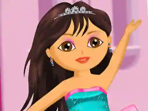 Гульня Dora Ballerina Dressup онлайн