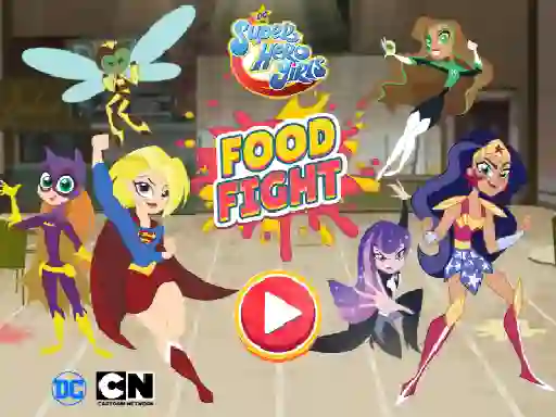 DC Super Hero Girls Food Fight — free online game