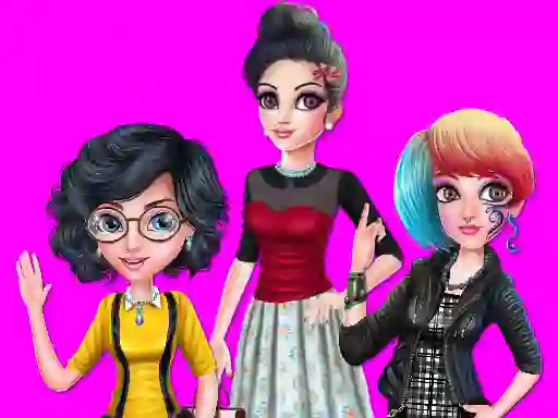 College Girl Squad Fashion Dressup — free online game