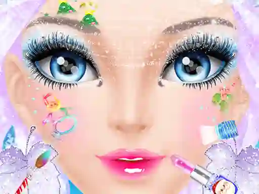 Christmas Makeup Salon — free online game