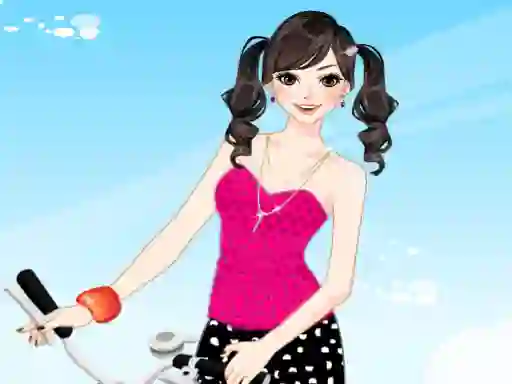Bicycle Girl Dressup — free online game