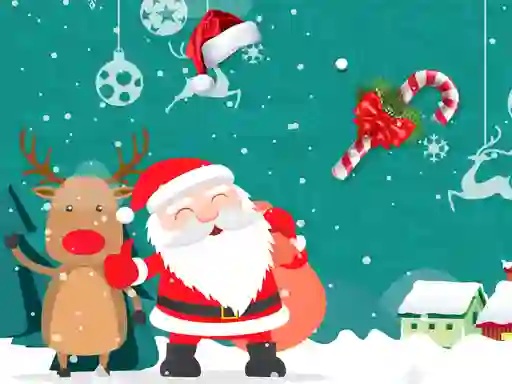 Christmas Santa Slide — δωρεάν online παιχνίδι