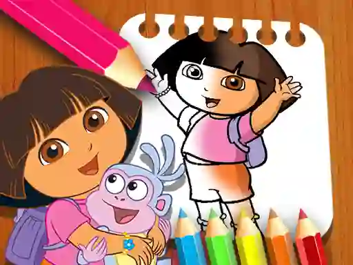 Dora the Explorer the Coloring Book — free online game