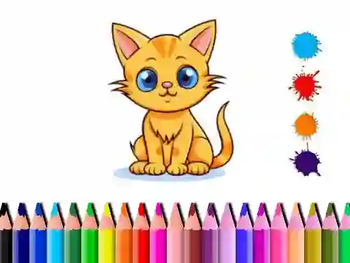 Cute Cat Coloring Book — free online game
