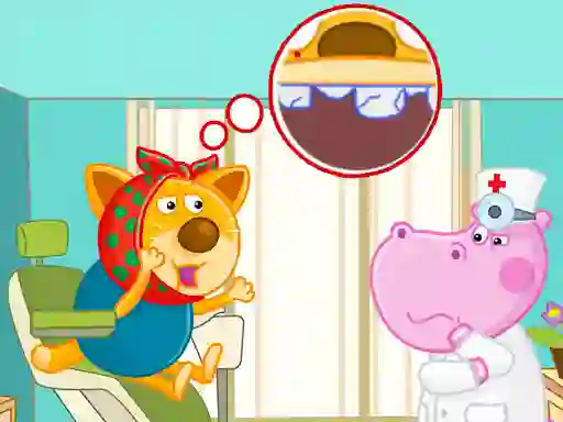 Hippo Dentist — free online game