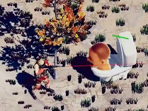 TopDown Skibidi Toilet Shooting — free online game