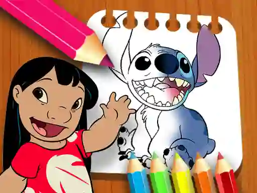 بازی Lilo and Stitch Coloring Book آنلاین