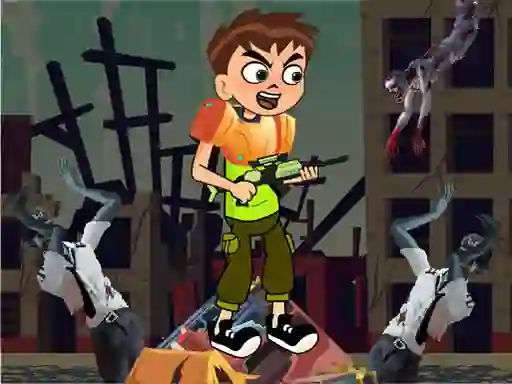 Ben 10 World War Zombies — free online game