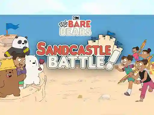 Sandcastle Battle! We Bare Bears — free online game