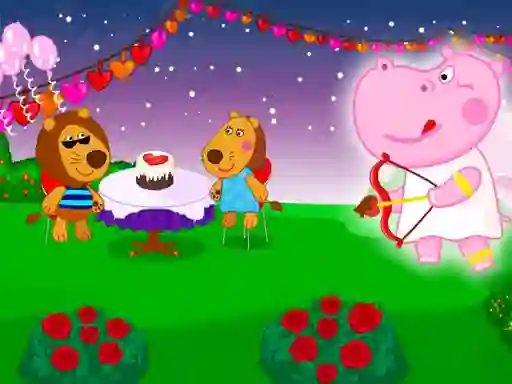 Hippo Valentine's Cafe — free online game