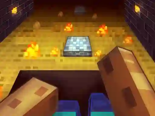 Parkour in the cave 3D — free online game