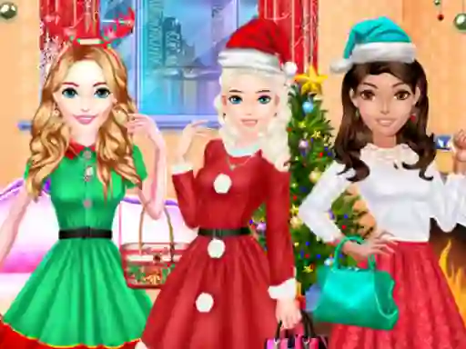 Fashion Girls Christmas Party — free online game